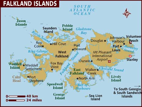 map of falkland-islands
